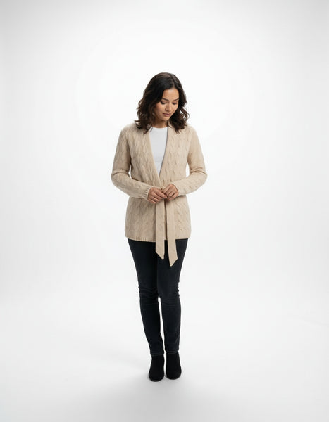 Jaquette maille Nice Connexion sable