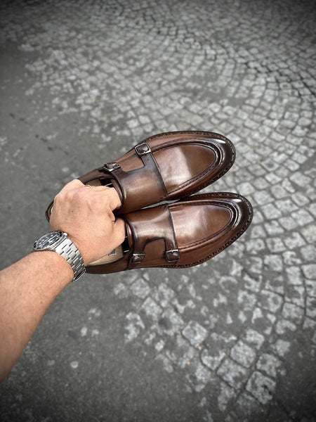 Souliers Caulaincourt Jacques «Wallaby» Monk Brune