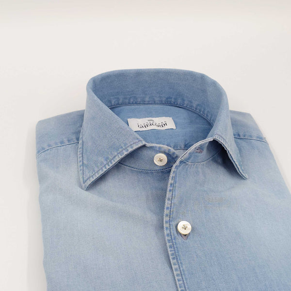Chemise Alessandro Gherardi 10ATS 621 bleu