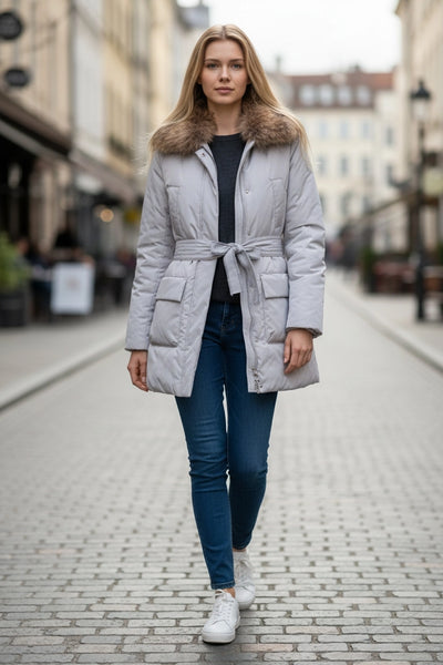 Manteau Silolona 4014 Montreal Down 916 Gris