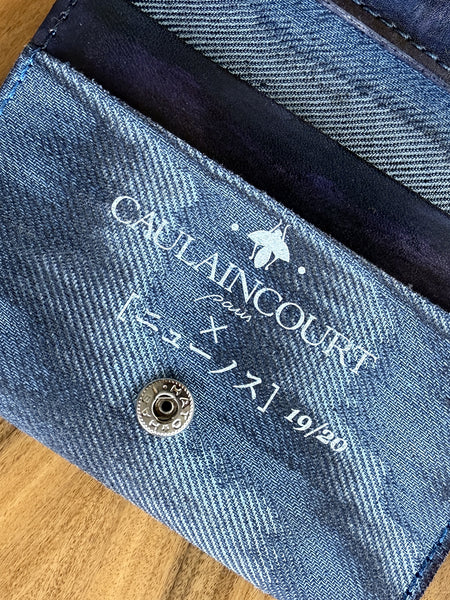 Porte-cartes Caulaincourt NUNOUS denim patiné