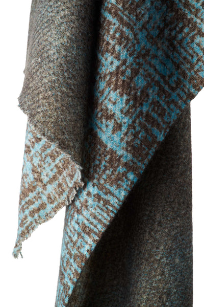 Echarpe 19 andrea's 47 Rufus Brushed Double Face 8972 Teal
