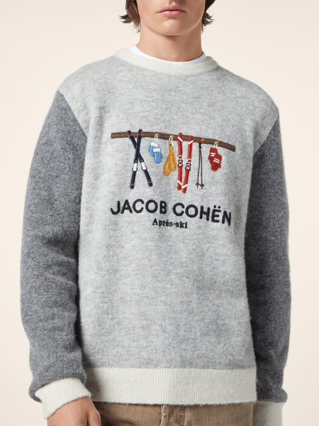 Pullover Jacob Cohën JUR_SG012 001 X0017 FL col A622 gris