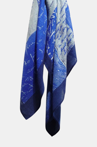 Echarpe 19 andrea's 47 8612 Postcards Navy