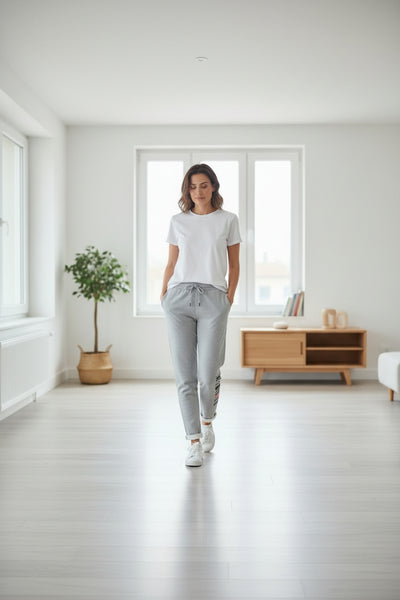 Jogging Quantum Courage Barecode Grey