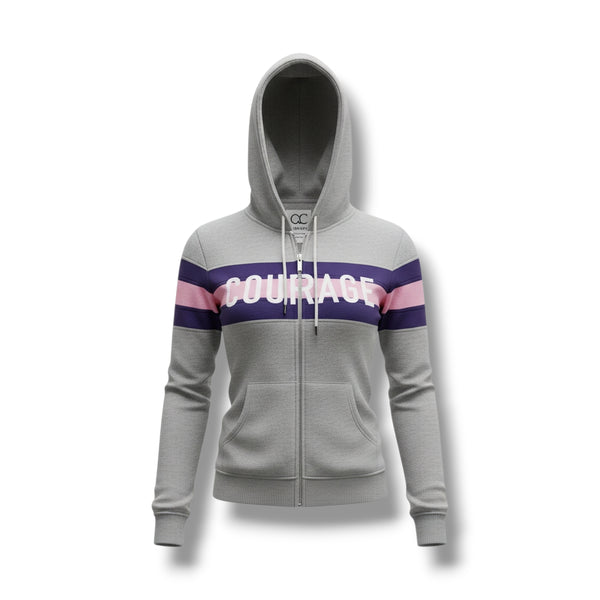 Jaquette Quantum Courage Courage Panels Grey mélange