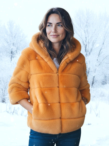 Blouson Vison Emily orange