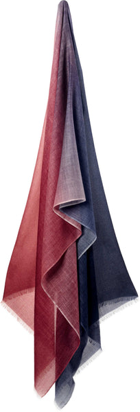 Echarpe 19 andrea's 47 Gem Shades 8907 Navy/Burgundy