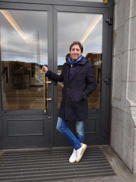 Manteau Kired Jaya W8160 bleu grisé