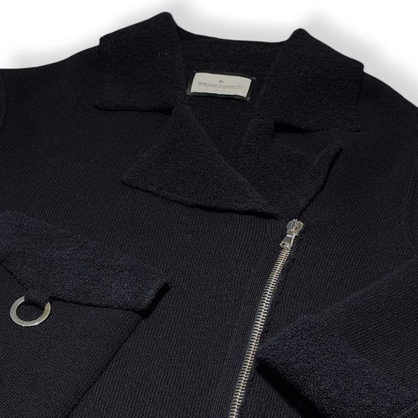 Veste en maille Bruno Manetti L2L150 000 noire