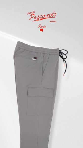 Pantalon Marco Pescarolo TOR ZIP+RIS 50T00 09 Gris