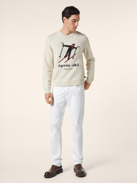 Pullover Jacob Cohën JUR_SG019 080 X0013 FL col A34 crème