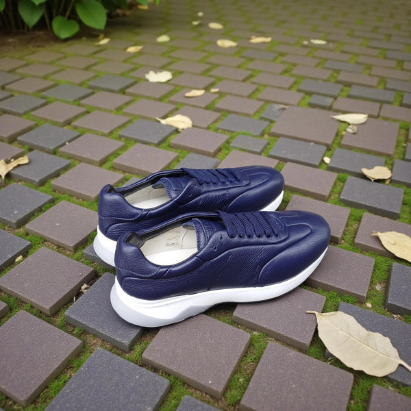Sneakers Kiton A374 Deerskin Blue