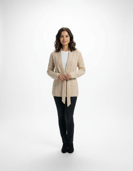 Jaquette maille Nice Connexion sable