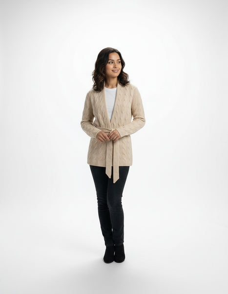 Jaquette maille Nice Connexion sable