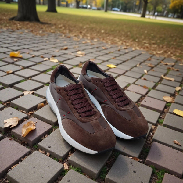 Sneakers Kiton A374 Calfskin Brown