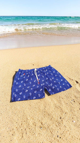 Maillot de bain Kiton Goutte d'eau Blue