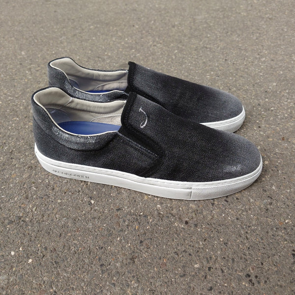 Sneakers Jacob Cohën Slip-on 01028 38999 Black denim