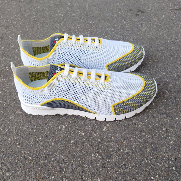 Sneakers Kiton FIT grey/white/yellow