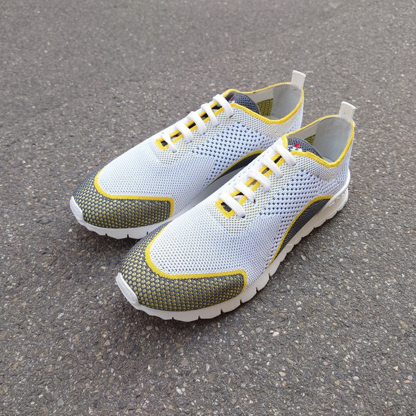 Sneakers Kiton FIT grey/white/yellow