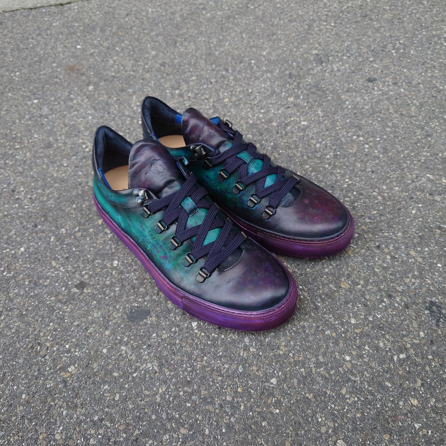 Sneakers Caulaincourt Tokyo Vintage Purple Green