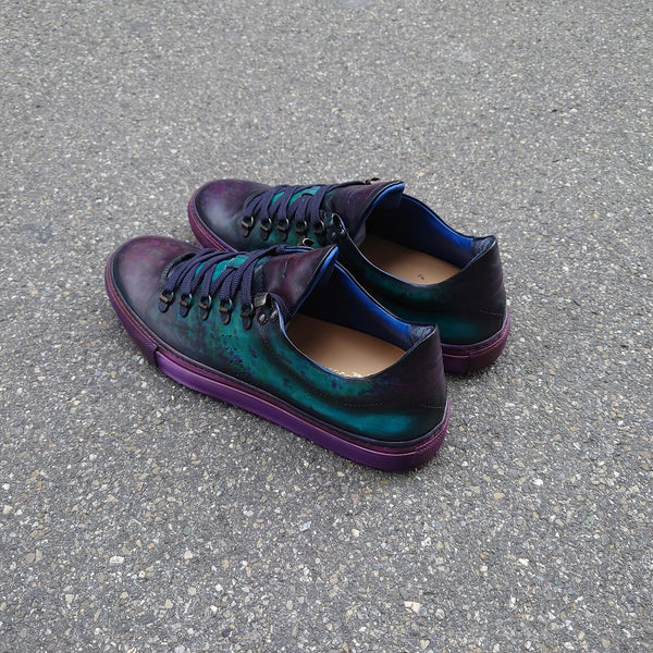 Sneakers Caulaincourt Tokyo Vintage Purple Green