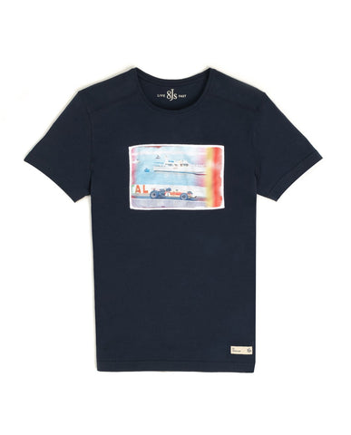 T-shirt 8Js TS-0087 Navy