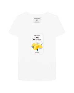 T-shirt Quantum Courage LIMONCELLO white 001