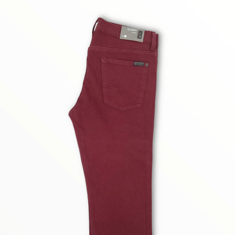 Jeans 7 for all mankind Slimmy SMSP460MH BUR Bordeaux