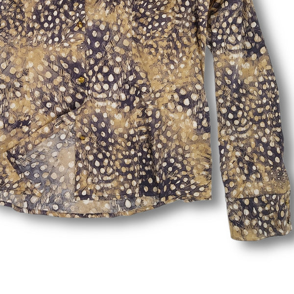 Chemise Class Roberto cavalli 401 V10  Noir doré