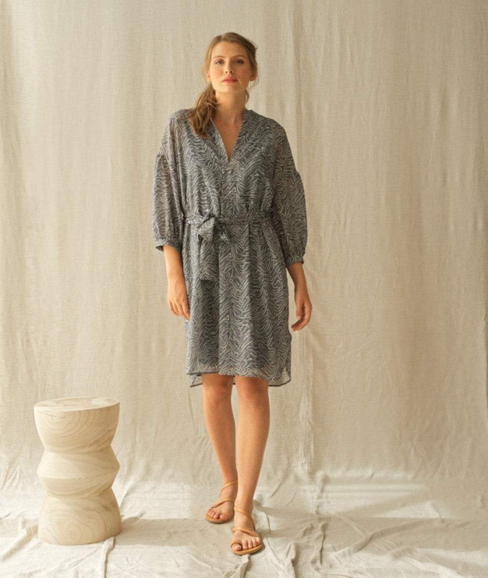 Robe Hana San ETIENNE Bleu orage